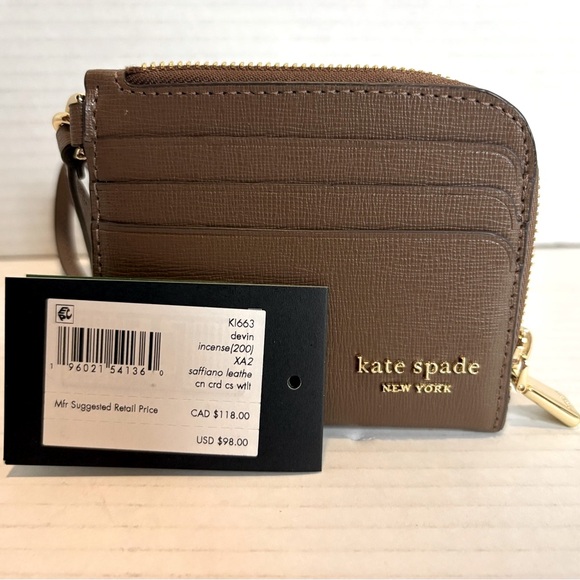 Kate Spade Brown Card Holder - Picture 4 of 6